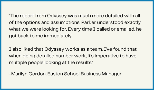 School Business Manager testimonial