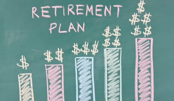 Chalkboard showing how cross-testing can increase retirement plan contributions